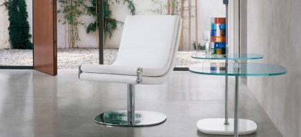 dragonfly_chrome and white_chair_in situ